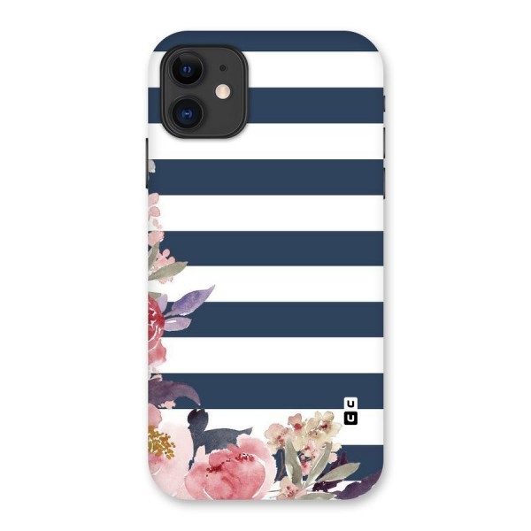 Floral Water Art Back Case for iPhone 11