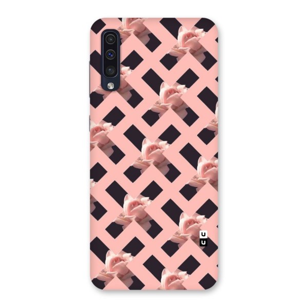 Floral X Design Back Case for Galaxy A50