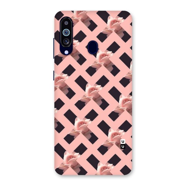 Floral X Design Back Case for Galaxy A60