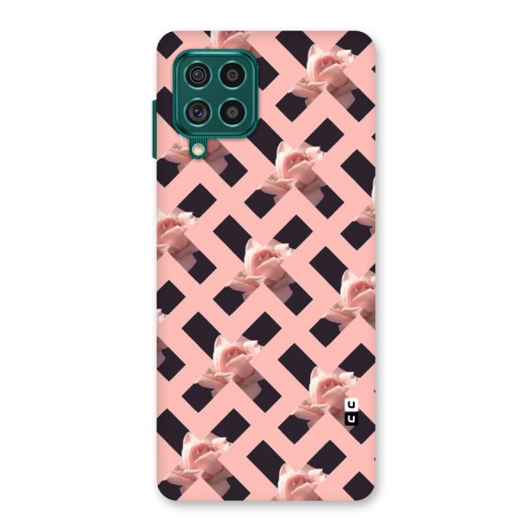 Floral X Design Back Case for Galaxy F62