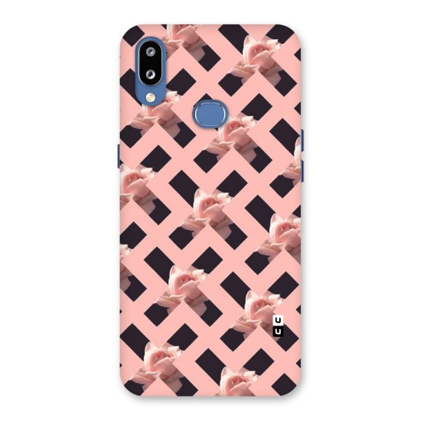 Floral X Design Back Case for Galaxy M01s