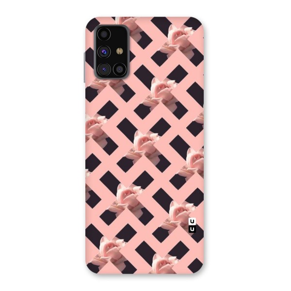 Floral X Design Back Case for Galaxy M31s