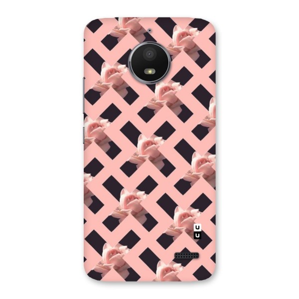 Floral X Design Back Case for Moto E4