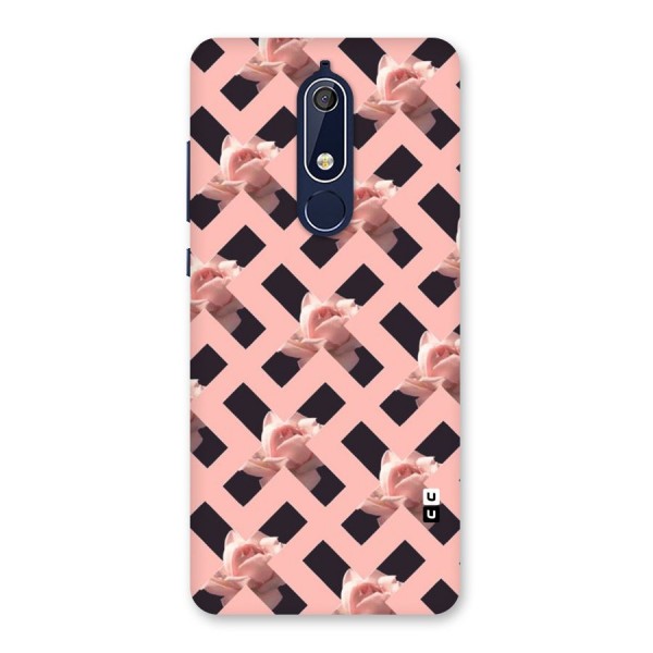 Floral X Design Back Case for Nokia 5.1