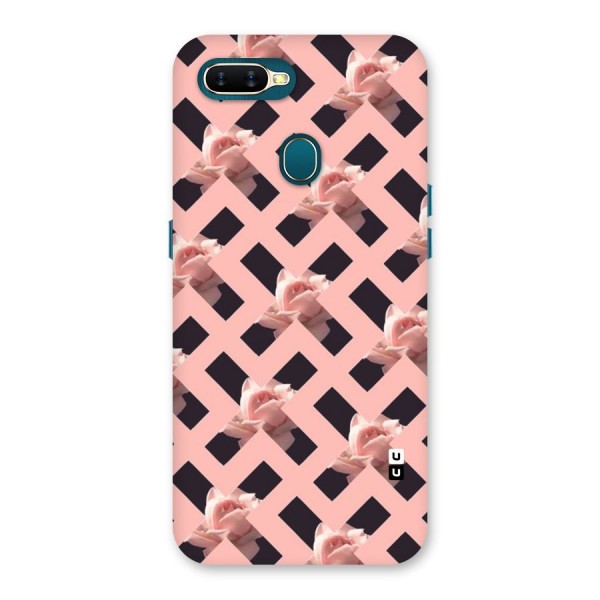 Floral X Design Back Case for Oppo A12