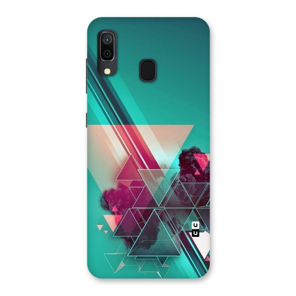 Floroscent Abstract Back Case for Galaxy A20