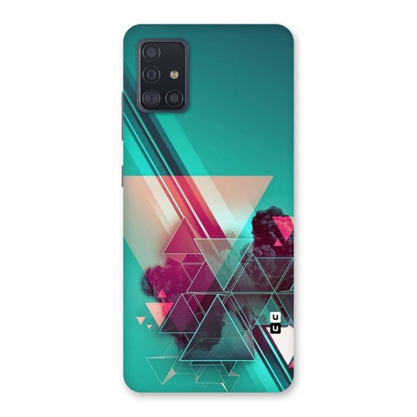 Floroscent Abstract Back Case for Galaxy A51