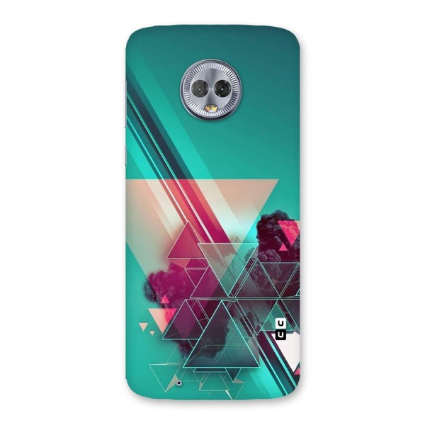 Floroscent Abstract Back Case for Moto G6