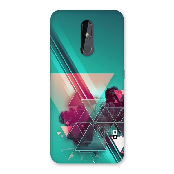 Floroscent Abstract Back Case for Nokia 3.2