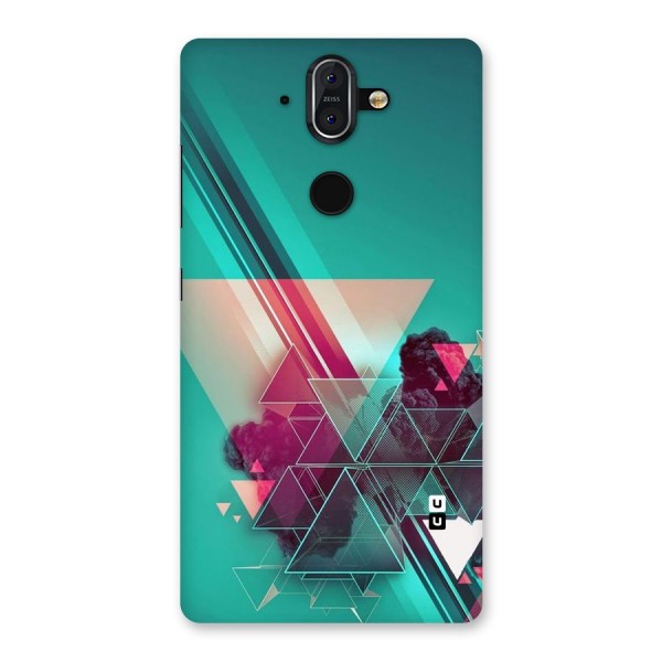 Floroscent Abstract Back Case for Nokia 8 Sirocco