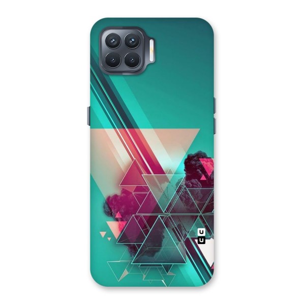 Floroscent Abstract Back Case for Oppo F17 Pro