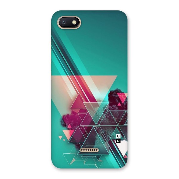 Floroscent Abstract Back Case for Redmi 6A