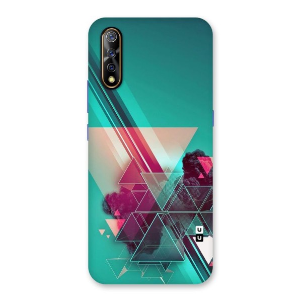 Floroscent Abstract Back Case for Vivo S1