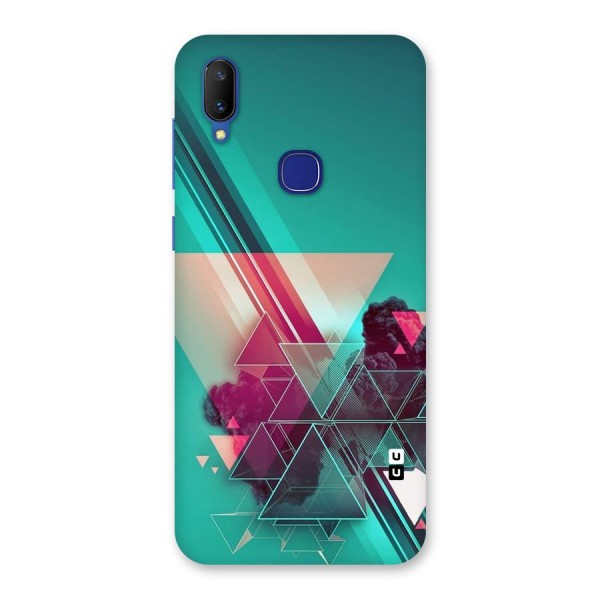 Floroscent Abstract Back Case for Vivo V11