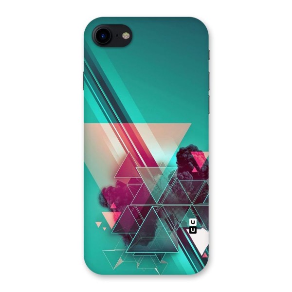 Floroscent Abstract Back Case for iPhone SE 2020