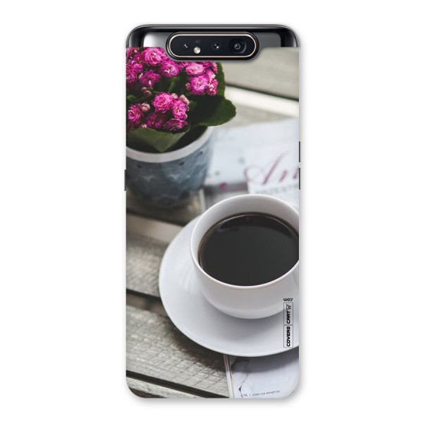 Flower And Blend Back Case for Galaxy A80