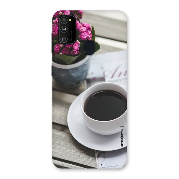 Flower And Blend Back Case for Galaxy M21