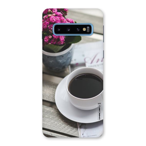 Flower And Blend Back Case for Galaxy S10