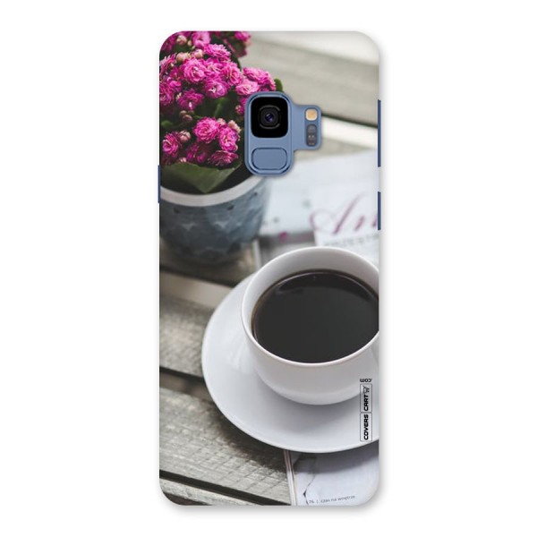 Flower And Blend Back Case for Galaxy S9