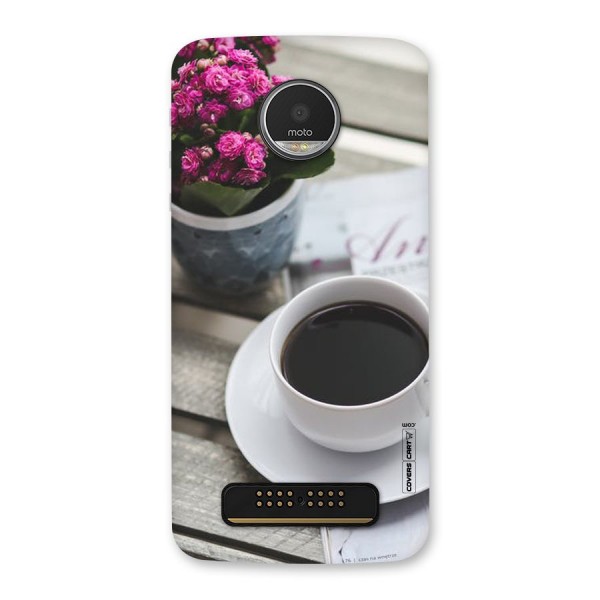 Flower And Blend Back Case for Moto Z Play