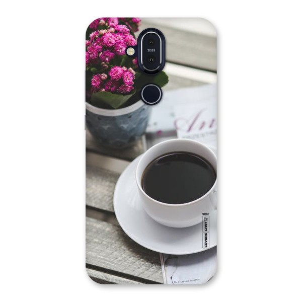 Flower And Blend Back Case for Nokia 8.1