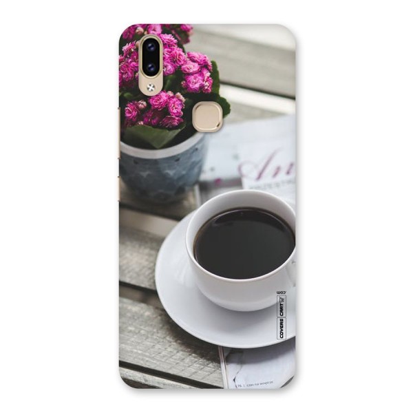 Flower And Blend Back Case for Vivo V9