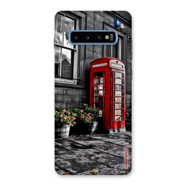 Flower And Booth Back Case for Galaxy S10 Plus