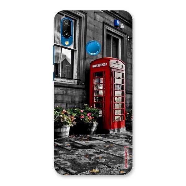 Flower And Booth Back Case for Huawei P20 Lite