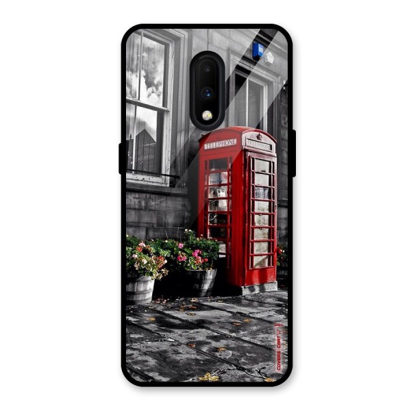 Flower And Booth Glass Back Case for OnePlus 7