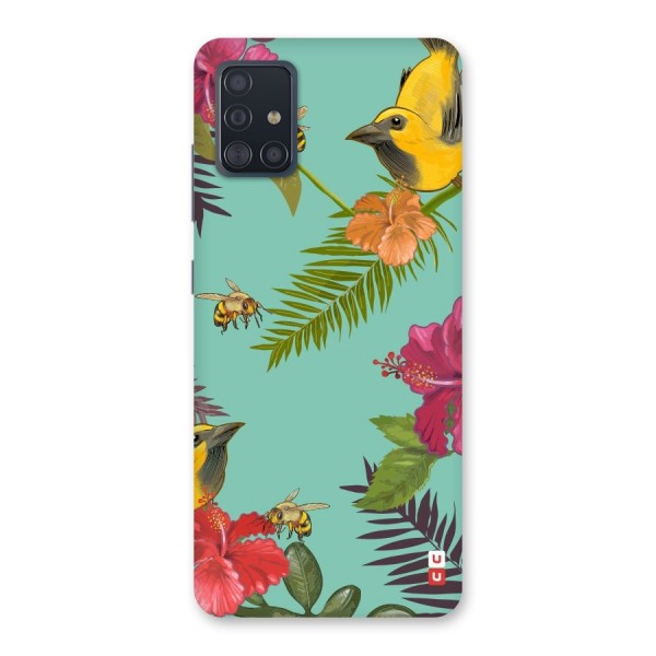 Flower Bird and Bee Back Case for Galaxy A51