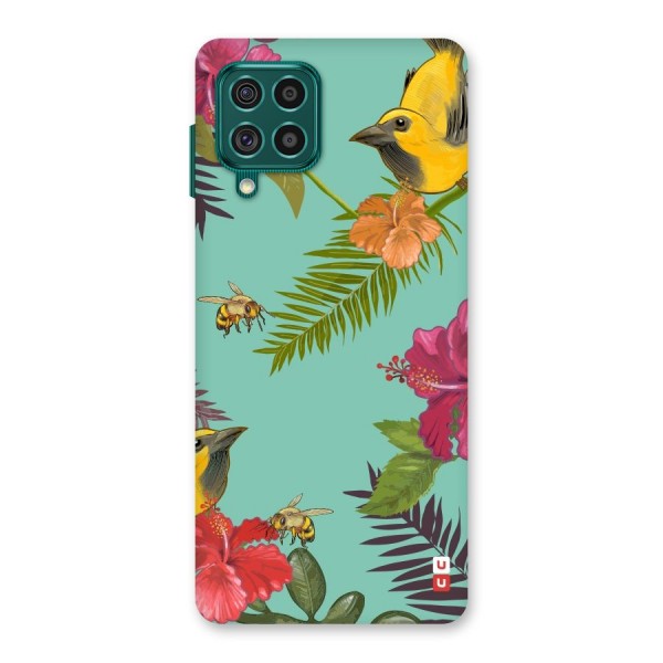 Flower Bird and Bee Back Case for Galaxy F62