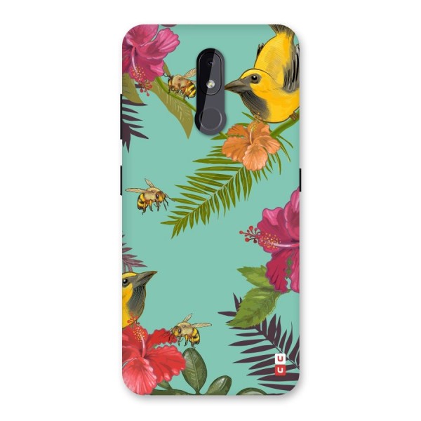 Flower Bird and Bee Back Case for Nokia 3.2