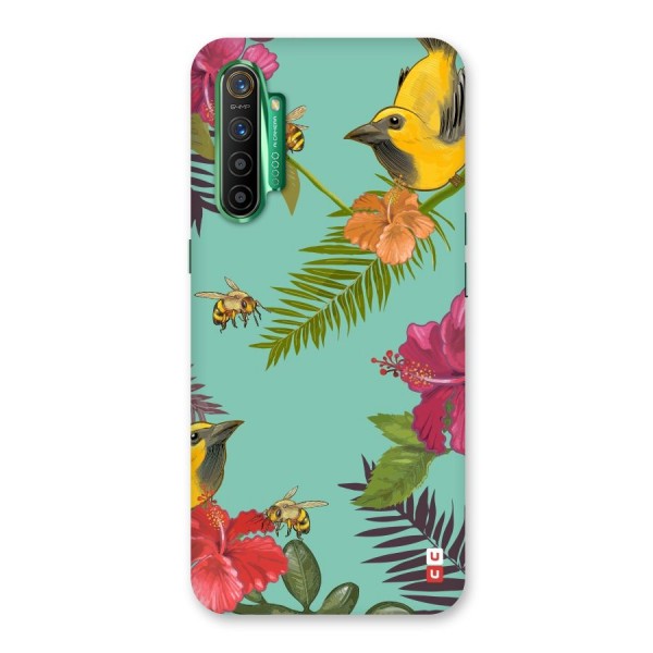 Flower Bird and Bee Back Case for Realme X2