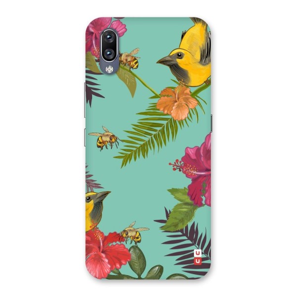 Flower Bird and Bee Back Case for Vivo NEX