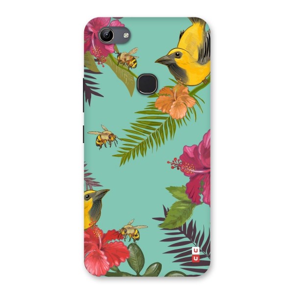 Flower Bird and Bee Back Case for Vivo Y81