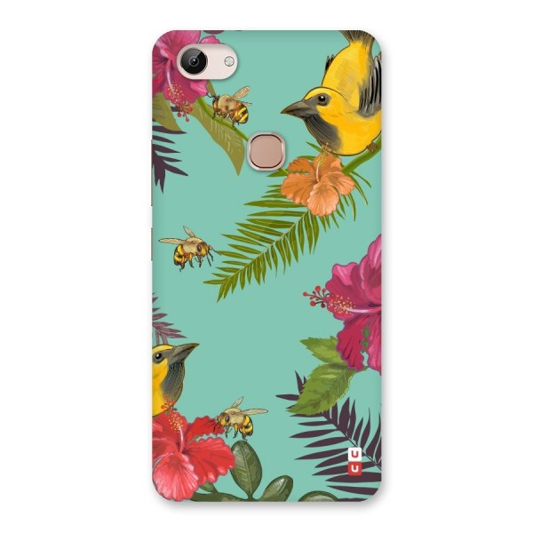 Flower Bird and Bee Back Case for Vivo Y83