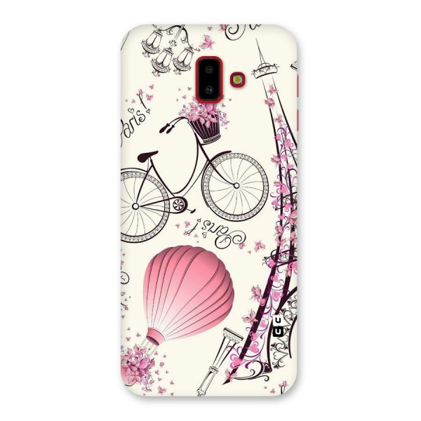 Flower Clipart Back Case for Galaxy J6 Plus