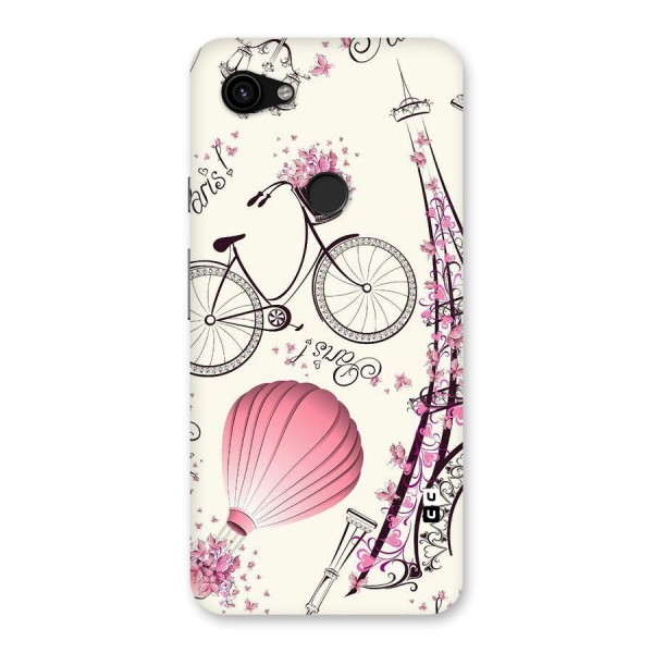 Flower Clipart Back Case for Google Pixel 3a XL