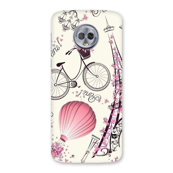 Flower Clipart Back Case for Moto G6