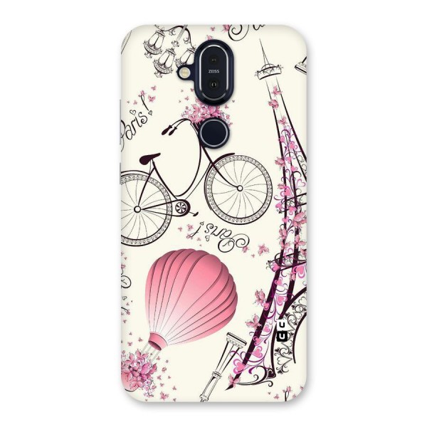 Flower Clipart Back Case for Nokia 8.1