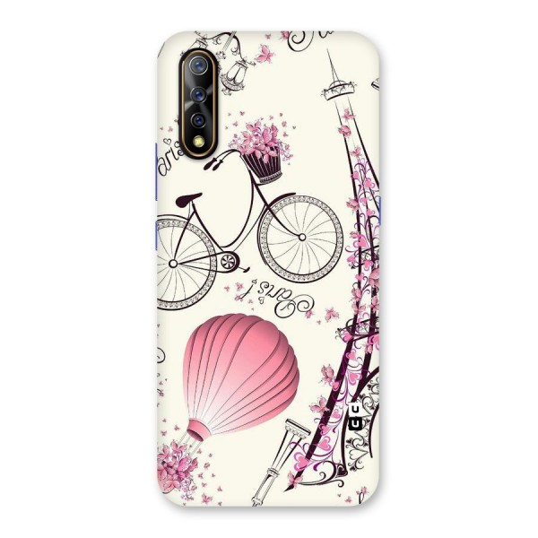 Flower Clipart Back Case for Vivo S1