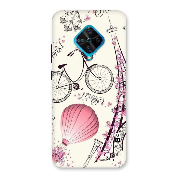 Flower Clipart Back Case for Vivo S1 Pro