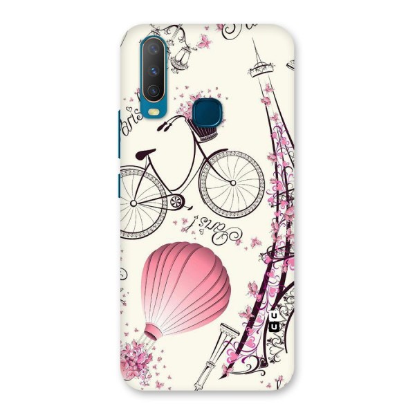 Flower Clipart Back Case for Vivo U10