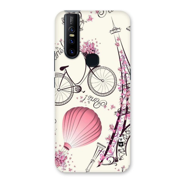 Flower Clipart Back Case for Vivo V15