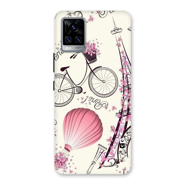 Flower Clipart Back Case for Vivo V20 Pro