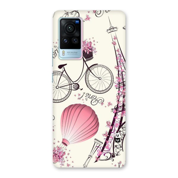 Flower Clipart Back Case for Vivo X60 Pro