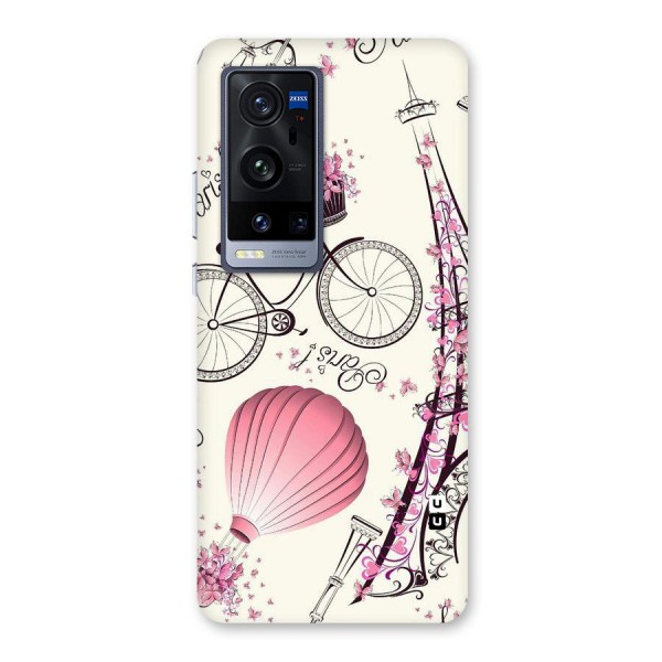 Flower Clipart Back Case for Vivo X60 Pro Plus