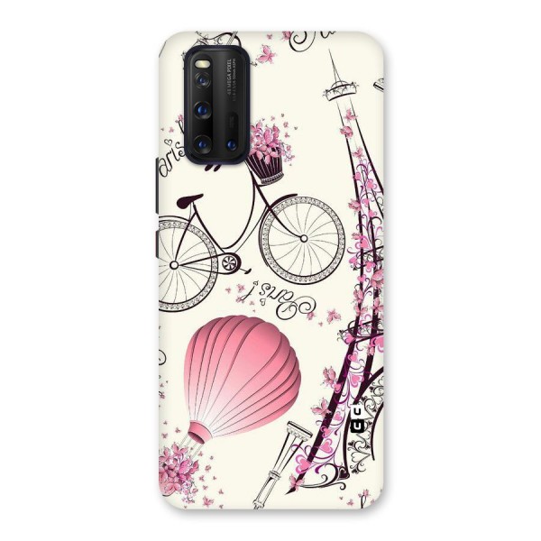 Flower Clipart Back Case for Vivo iQOO 3