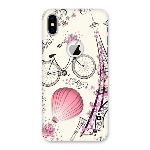 Flower Clipart Back Case for iPhone XS Logo Cut