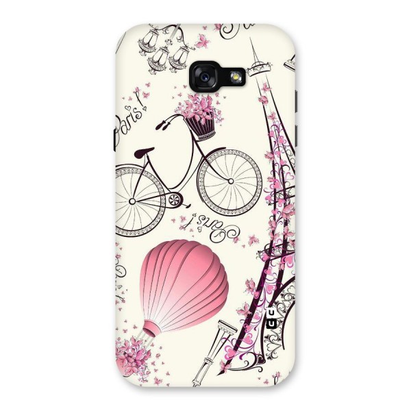 Flower Clipart Design Back Case for Galaxy A7 (2017)